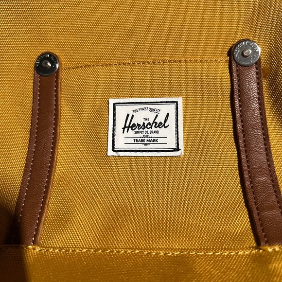 Hershel yellow backpack Little America Backpack Yellow  Chicory Coffee - Picture 4 of 13